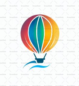 Reisender Heißluftballon